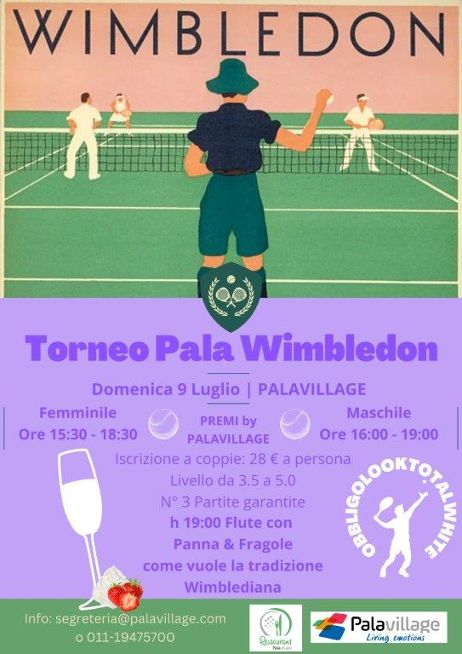 Torneo Pala Wimbledon locandina